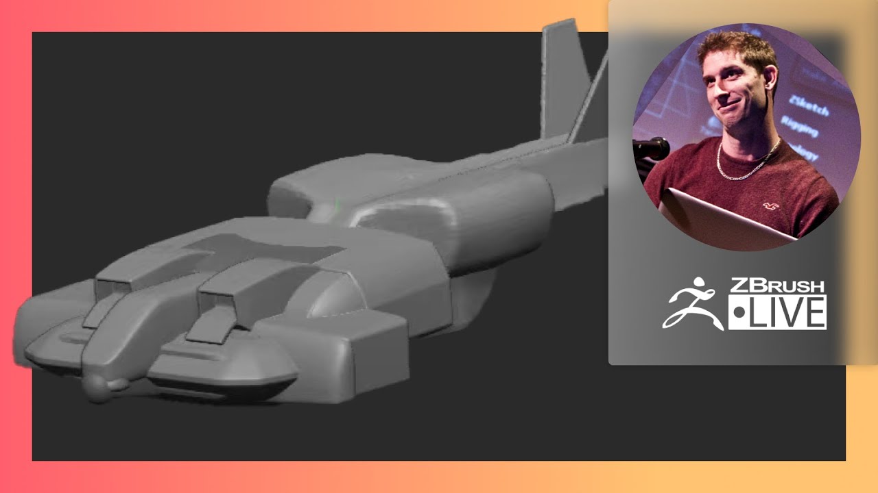 Hard Surface Sci-Fi Space Craft: Aliens Dropship Fan Art - Pixologic Paul Gaboury - ZBrush 2021.7