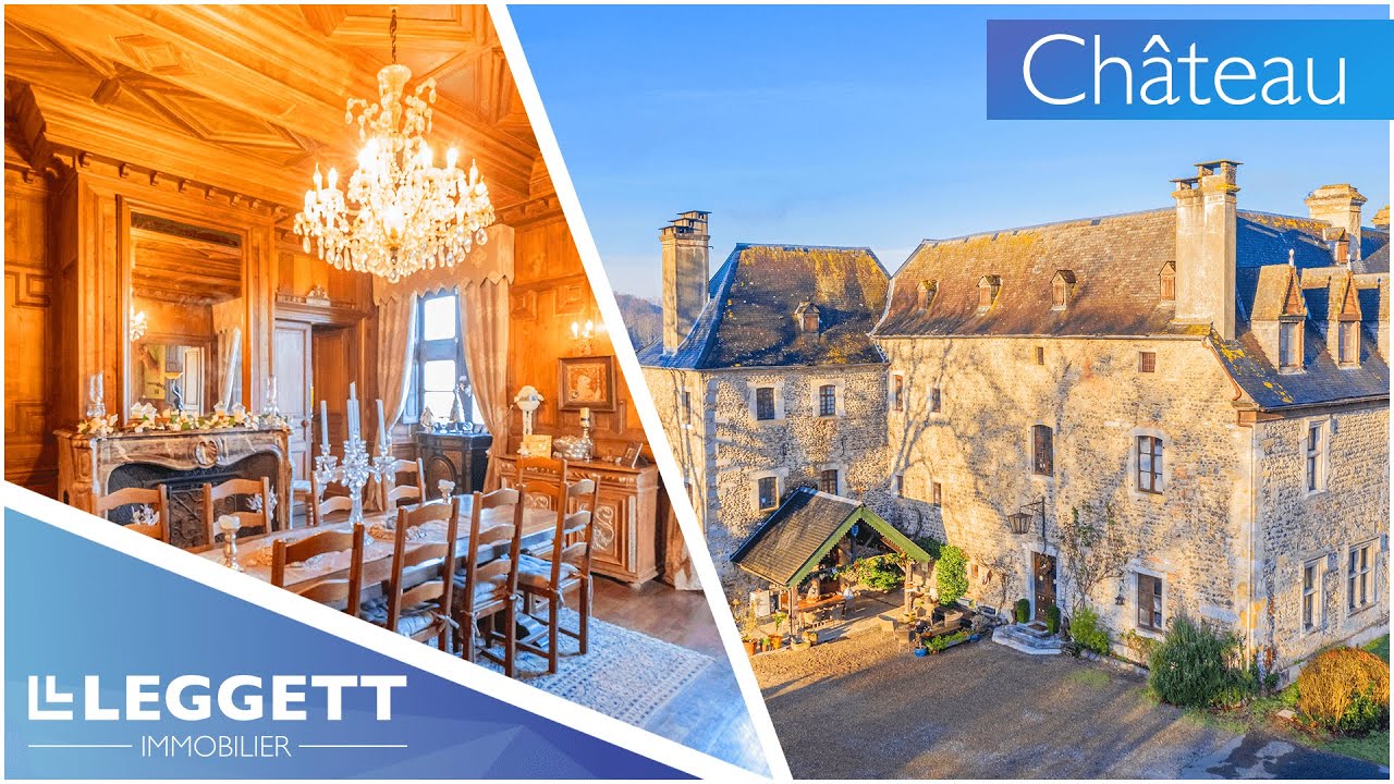 Fabulous medieval château with orangery and beautiful estate in the Béarn - Ref.: 119083CEL64