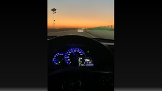 Toyota Axio Whatsapp status Aesthetic Sunset Highway Drive❣