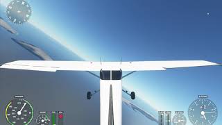 FS2020 C152 aerobatics Immelman turn