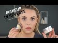 Makeup In Reverse || Life Changing Tips for Oily/Combo Skin - Elle Leary Artistry