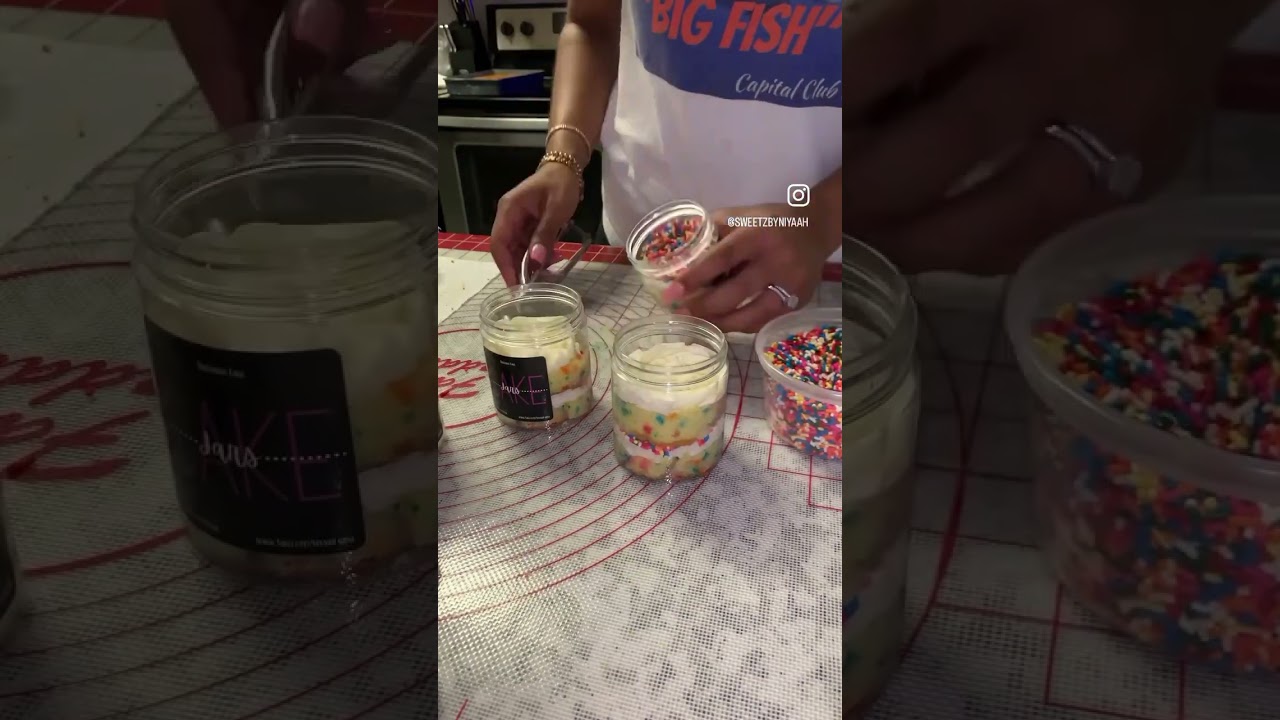 Cake Jars!! Always available for shipping!