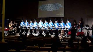 Little Drummer Boy - Snare Drumline 1st Performance