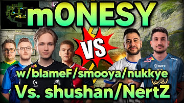 m0NESY 25-15 w/blameF/smooya/nukkye Vs. shushan/NertZ on Ancient - FACEIT EU 3500ELO - Dec 22, 2024