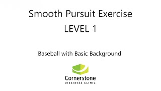 Vestibular &amp; Concussion Exercise – Smooth Pursuit Level 01