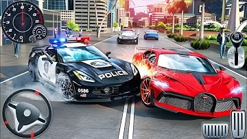 Police Car Chase Game - Real Police High Speed Car Driving Simulator Game - Android Game play 2025