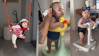 Funny and Adorable moments_Funny reaction cute baby playing happy and sleepy_baby compilation video