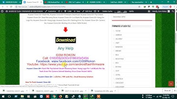 Huawei Clone G9+ Flash File Mt6592 5.1 Hang Logo Fix Firmware Stock Rom