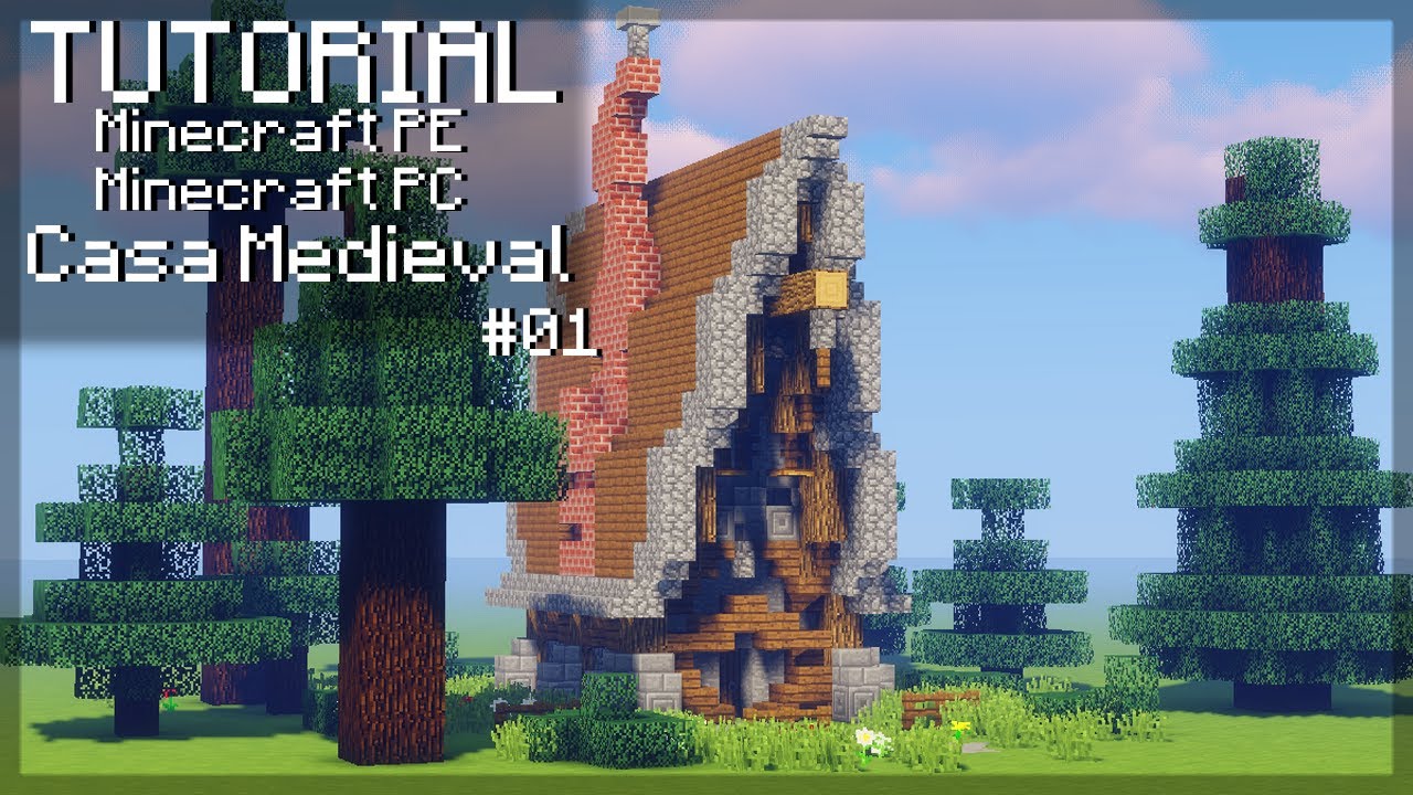 🏡 Minecraft Tutorial  Casa MEDIEVAL ⚒️ 