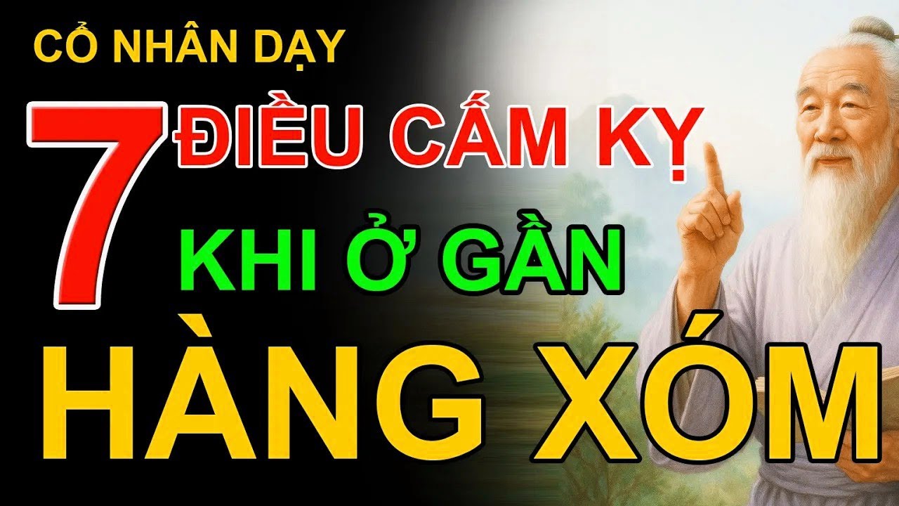 7 điều cấm kỵ khi ở gần hàng xóm