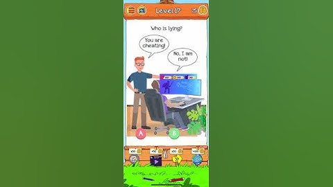Braindom 2 Level 17 Who is lying