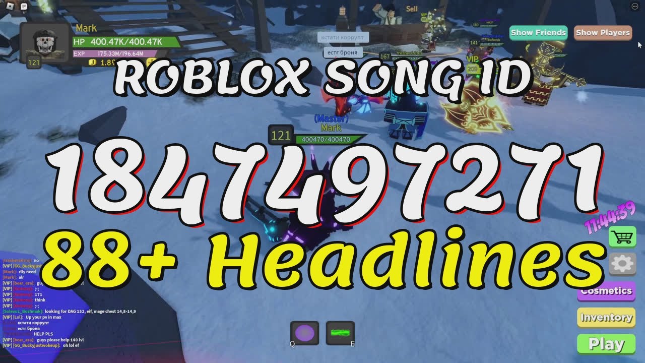 88+ Headlines Roblox Song IDs/Codes YouTube