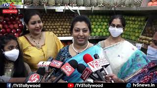 Balakrishna Wife Vasundhara Devi Launches Pure O Natural fruits & Veggies Out-Let at Madhapur | TV5