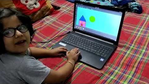 Pearl try hand on kolourpaint || KolourPaint is a simple painting program ||