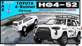 TOYOTA 4Runner 1/18 Scale Simulation - HG Trasped HG4-52 - Une belle réplique !