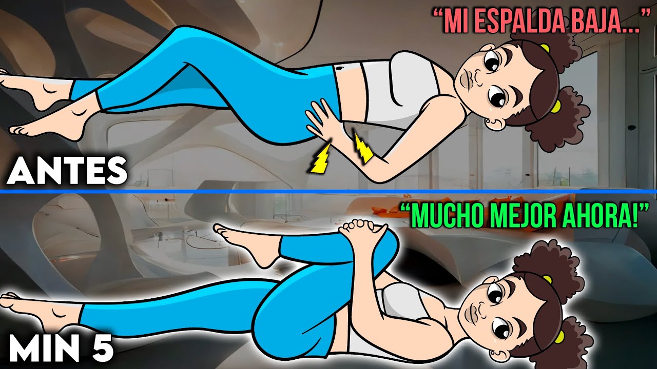 Miniatura del vídeo: Comodidad Instantánea: Ejercicios Acostados de 5 Min Para el Dolor de Espalda