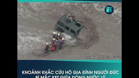Khoảnh khắc cứu hộ gia đình người Đức bị mắc kẹt giữa dòng nước lũ | VTC1
