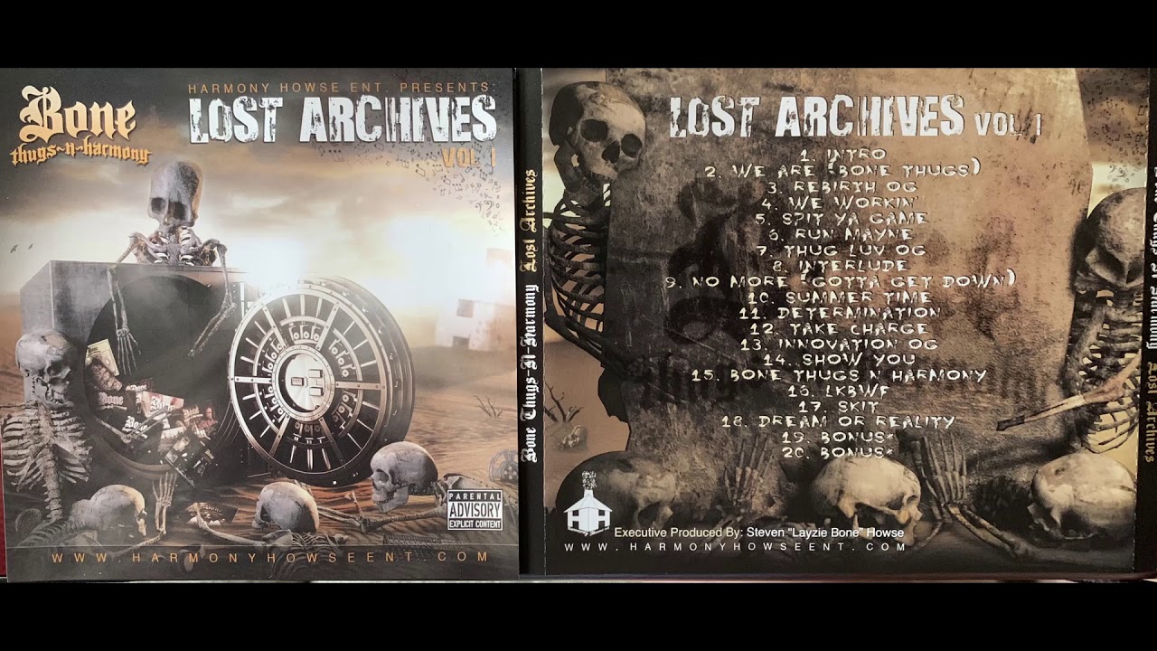 (1. BONE THUGS-N-HARMONY - INTRO)(LOST ARCHIVES VOL. 1 CD) Eazy-E Bizzy ...