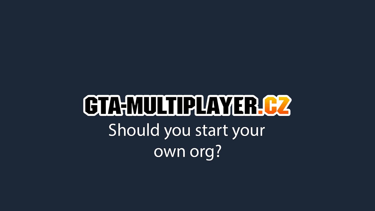 WTLS - Should you start your own org?
