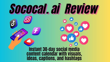 Sococal ai Review: Create a Social Media Content Calendar for 30 Days