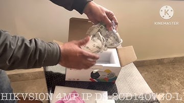 Hikvision 4mp IP colour Vu Camera unboxing | DS 2CD1047G0-L 4mm| HIKVISION IP CAMERA