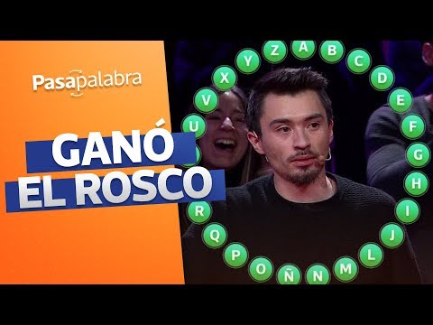 ROSCO GANADOR | Nicolás Gavilán se llevó 396 millones en Pasapalabra