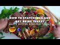 How To Spatchcock And Dry Brine Turkey | With Maple Butter Glazed Turkey Recipe