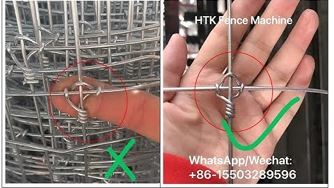 Fixed Knot Fence Machine from Lina