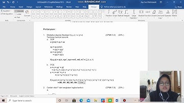 Ujian Akhir Semester || Logika Matematika