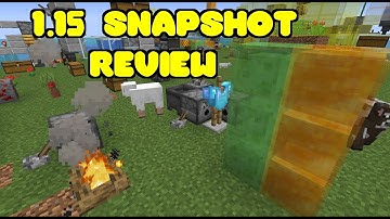 1.15 Snapshot Review (19w42a) | Honey Block Improvements, Dispenser Armor Stands, Broken Lighting