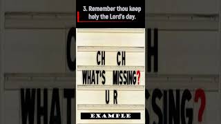 What is The third commandment