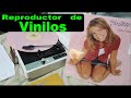 Reproductor de Discos retro (Acetatos-Vinilos)