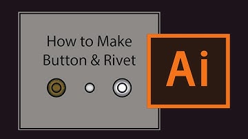 How To create Buttons & Rivet For Fashion Flats in Illustrator