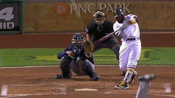 MIL@PIT: Harrison drives in Cervelli with a triple
