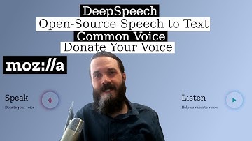 DeepSpeech | Speech to Text | Common Voice | Donate Your Voice