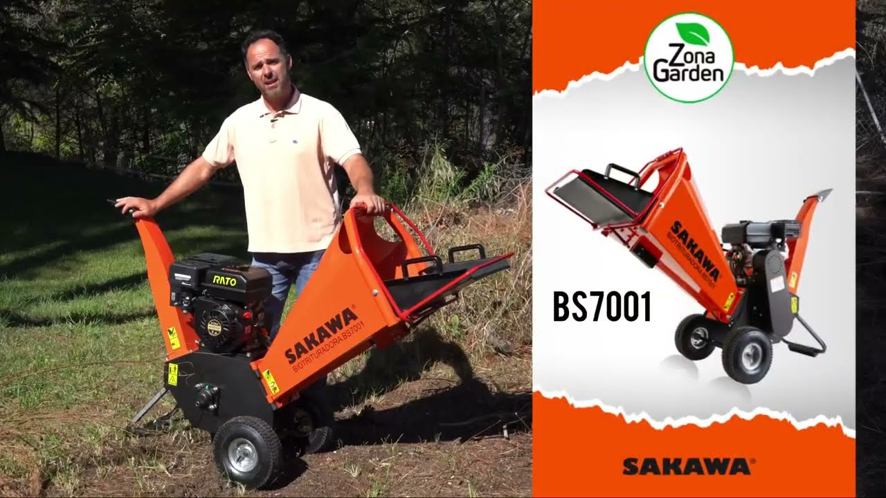 Biotrituradora en marcha // BS7001 Sakawa