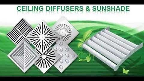Manufacturer, Sunshades, Air Grilles, Diffusers, Flexible Air Duct, Louvers, Dampers, Silencer