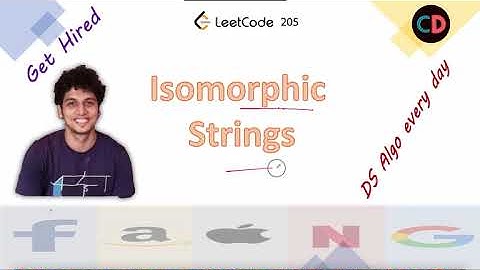 Isomorphic Strings | Leetcode 205 | Live coding session