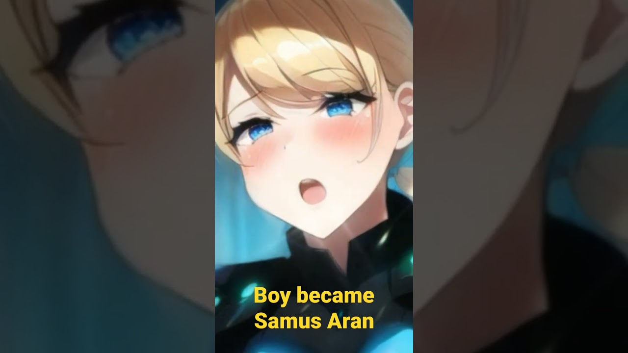 Boy became Samus Aran #shorts #genderbend #tgtf #transformation #metroid