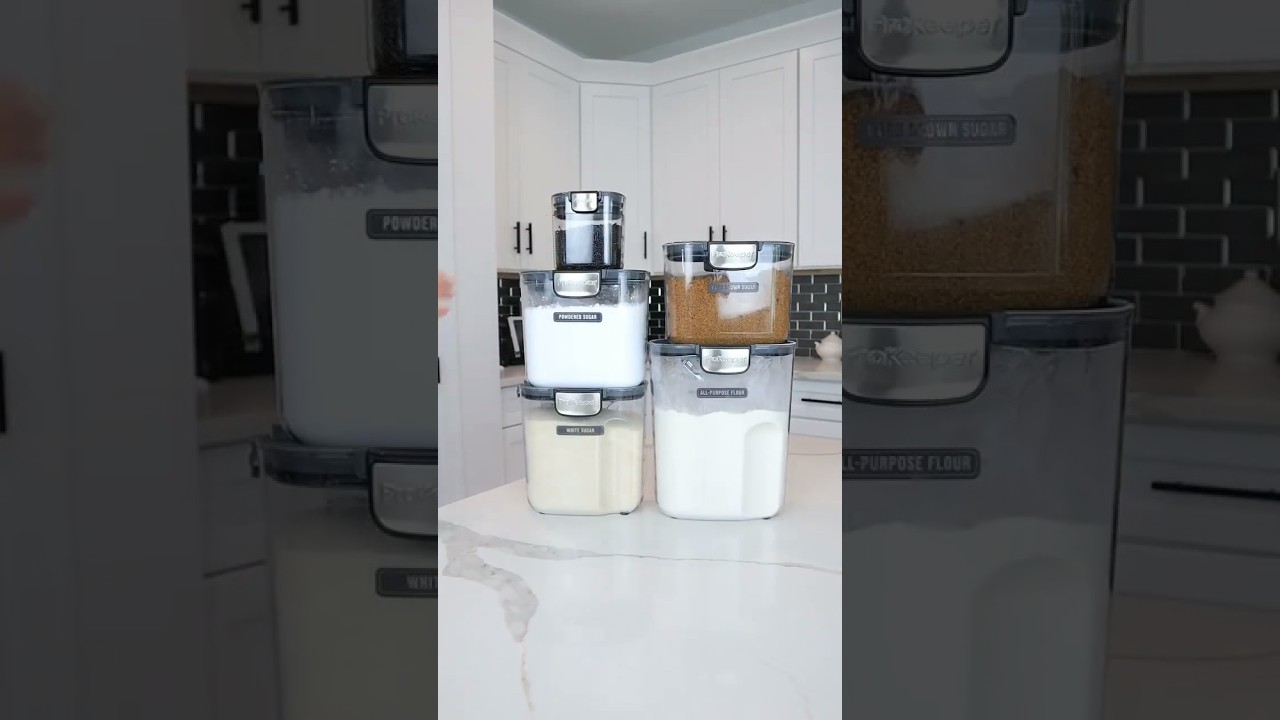 Amazon Kitchen Storage Organization Container Canister Set | Amazon Kitchen Finds