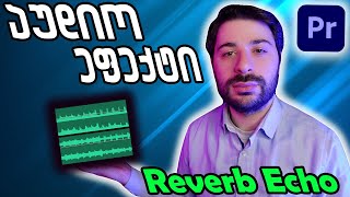 როგორ დავადოთ აუდიო ეფექტი მუსიკას (Reverb Echo) : ვისწავლოთ პრემიერ პრო :