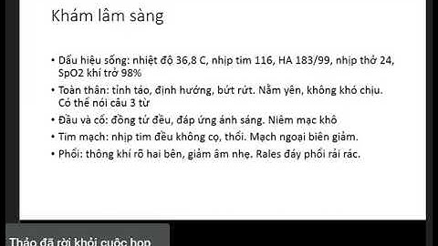 Case lâm sàng cấp CỨU