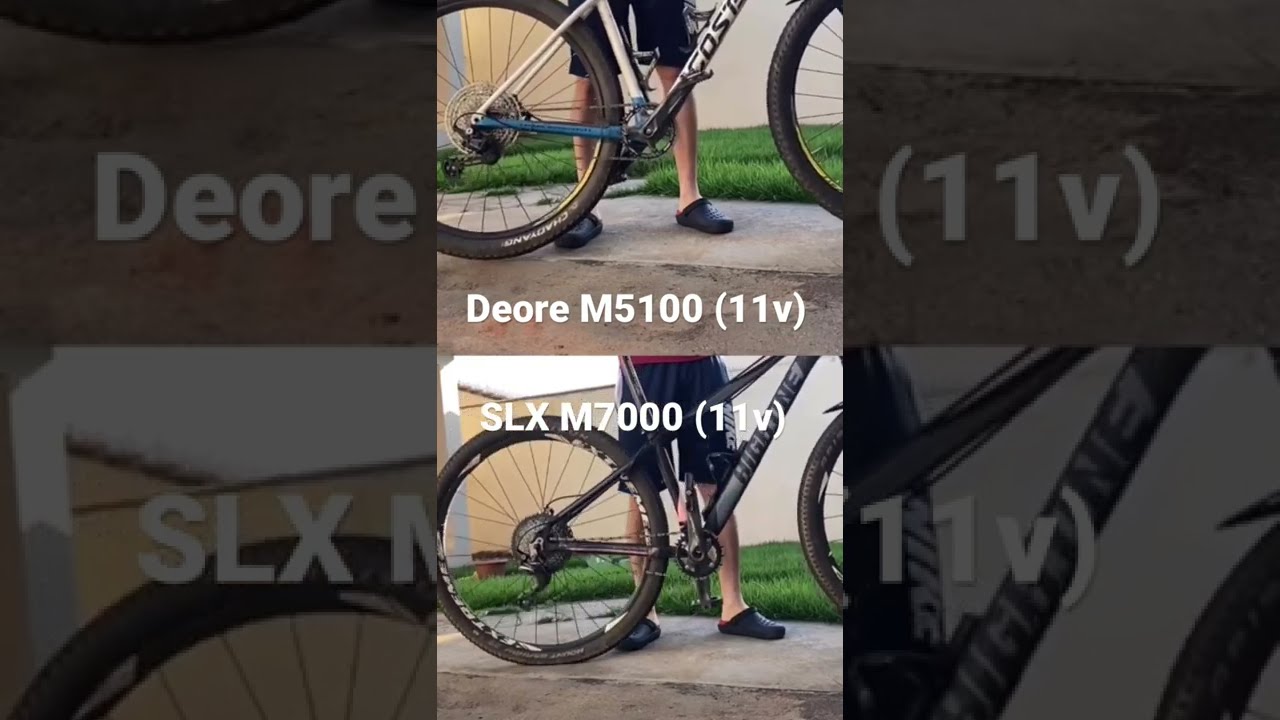 Deore M5000 vs SLX M700 YouTube