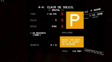Daily ULTRAKILL P-rank until I get HRT (day 35 | 4-4)
