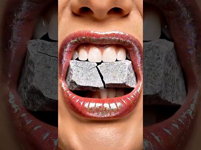ASMR with extremely crunchy textures 🧱🔨🧊🍭🔩 #asmr #shortsfeed #shorts #shortsviral #short