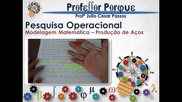 Pesquisa Operacional Produção de Aço   Modelagem Matemática