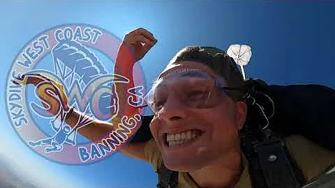 Kelly Colburn's Tandem Skydive At Skydive West Coast