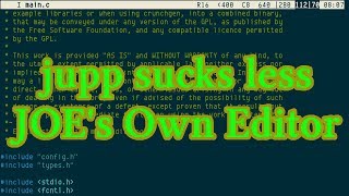 jupp: JOE's Own Editor, "which sucks less"
