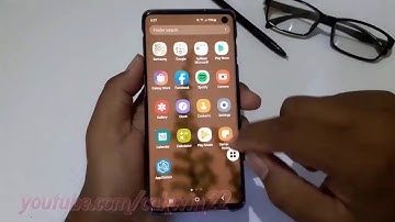 Samsung Galaxy S10 : How to add or remove Assistant menu option (android pie)