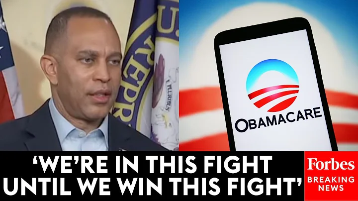 'We're Not Giving Up This Fight': Hakeem Jeffries Puts His Foot Down On ACA Tax Credit Extension